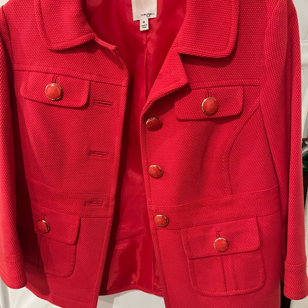 Halogen Tomato Color Jacket